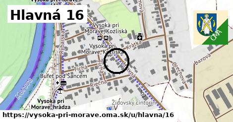 Hlavná 16, Vysoká pri Morave