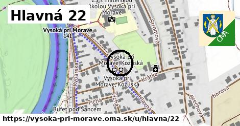 Hlavná 22, Vysoká pri Morave