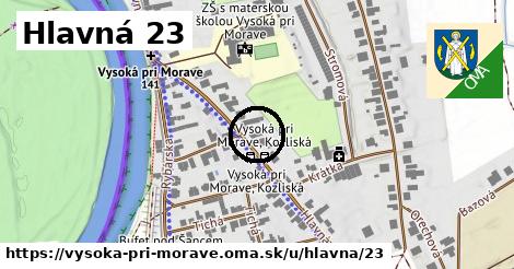 Hlavná 23, Vysoká pri Morave