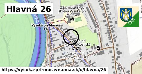 Hlavná 26, Vysoká pri Morave