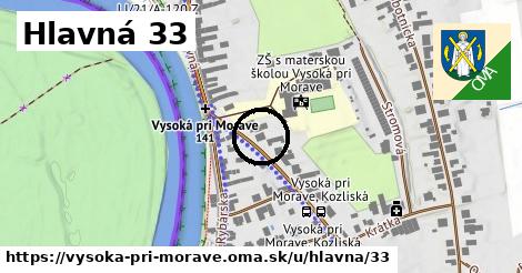 Hlavná 33, Vysoká pri Morave