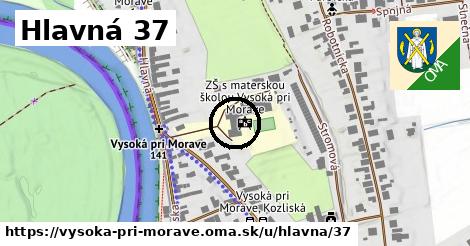 Hlavná 37, Vysoká pri Morave