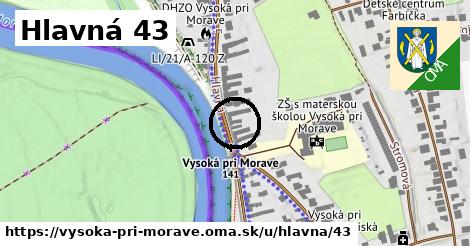 Hlavná 43, Vysoká pri Morave