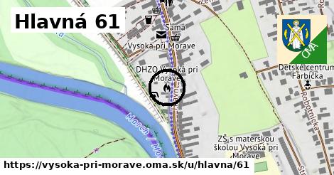 Hlavná 61, Vysoká pri Morave