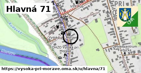 Hlavná 71, Vysoká pri Morave