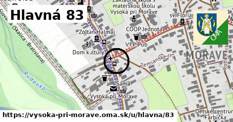 Hlavná 83, Vysoká pri Morave