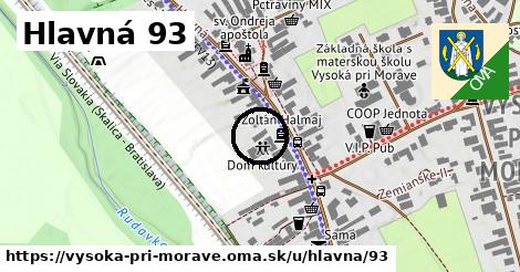 Hlavná 93, Vysoká pri Morave