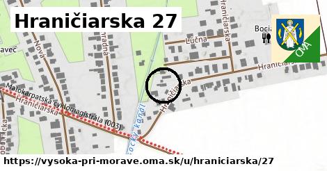 Hraničiarska 27, Vysoká pri Morave