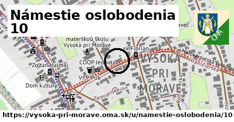 Námestie oslobodenia 10, Vysoká pri Morave