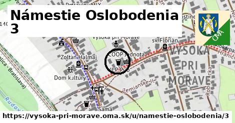 Námestie Oslobodenia 3, Vysoká pri Morave