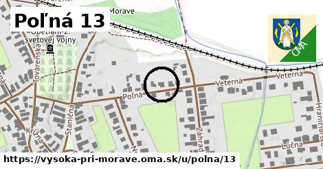 Poľná 13, Vysoká pri Morave