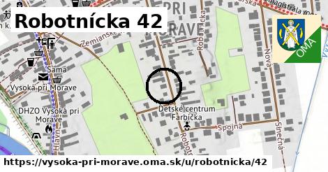 Robotnícka 42, Vysoká pri Morave