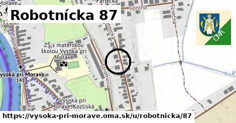 Robotnícka 87, Vysoká pri Morave