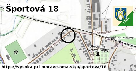 Športová 18, Vysoká pri Morave