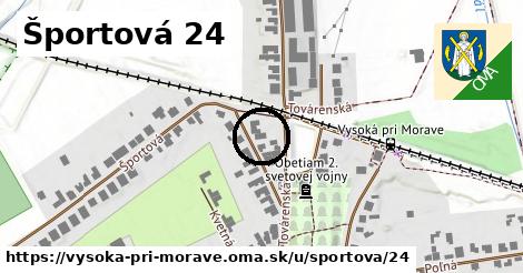 Športová 24, Vysoká pri Morave