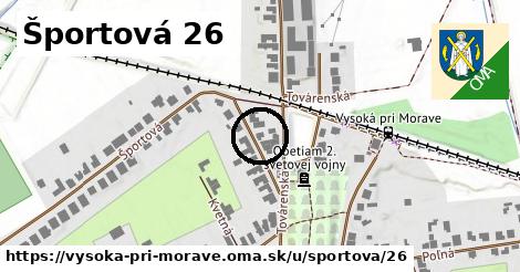 Športová 26, Vysoká pri Morave