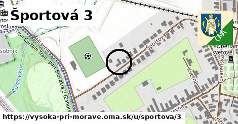 Športová 3, Vysoká pri Morave