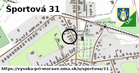 Športová 31, Vysoká pri Morave