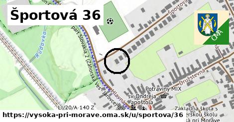 Športová 36, Vysoká pri Morave