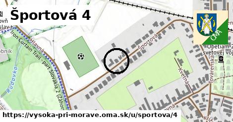 Športová 4, Vysoká pri Morave