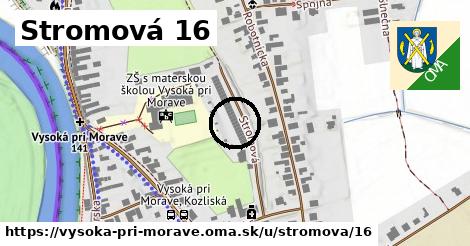 Stromová 16, Vysoká pri Morave