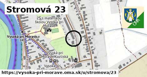 Stromová 23, Vysoká pri Morave