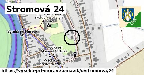 Stromová 24, Vysoká pri Morave