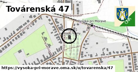 Továrenská 47, Vysoká pri Morave