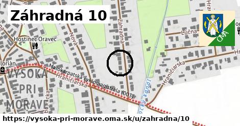 Záhradná 10, Vysoká pri Morave