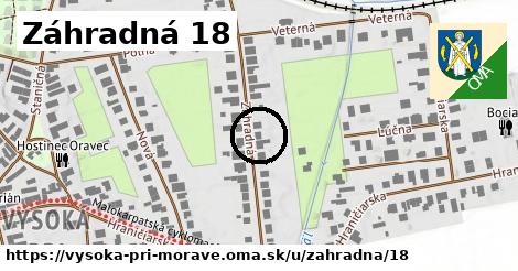 Záhradná 18, Vysoká pri Morave