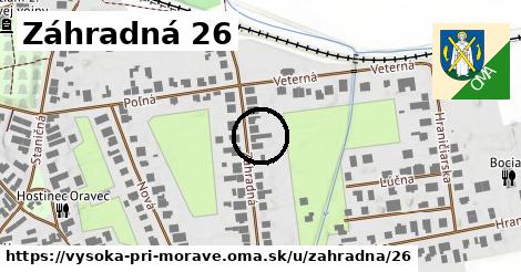 Záhradná 26, Vysoká pri Morave