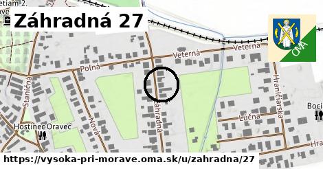 Záhradná 27, Vysoká pri Morave