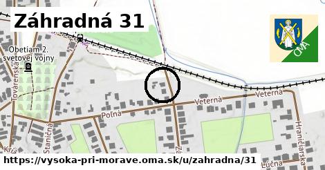 Záhradná 31, Vysoká pri Morave