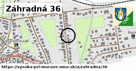 Záhradná 36, Vysoká pri Morave