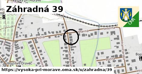 Záhradná 39, Vysoká pri Morave