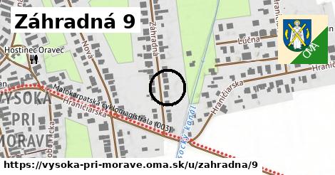 Záhradná 9, Vysoká pri Morave