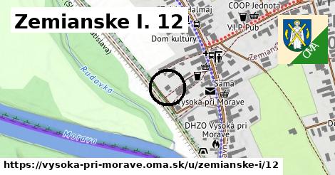 Zemianske I. 12, Vysoká pri Morave