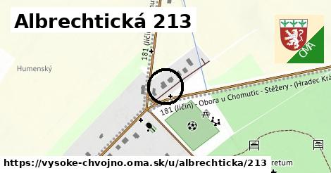 Albrechtická 213, Vysoké Chvojno