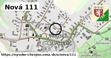 Nová 111, Vysoké Chvojno