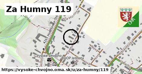 Za Humny 119, Vysoké Chvojno