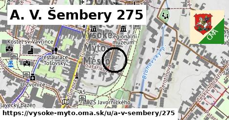 A. V. Šembery 275, Vysoké Mýto