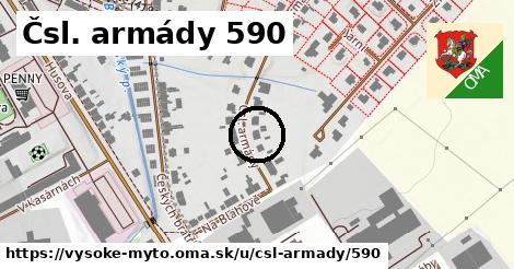 Čsl. armády 590, Vysoké Mýto