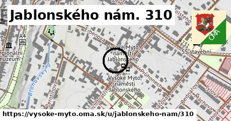 Jablonského nám. 310, Vysoké Mýto