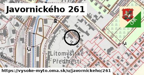 Javornického 261, Vysoké Mýto