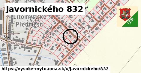 Javornického 832, Vysoké Mýto