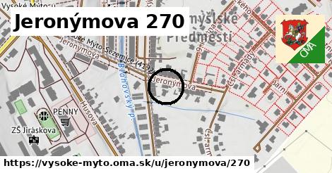 Jeronýmova 270, Vysoké Mýto