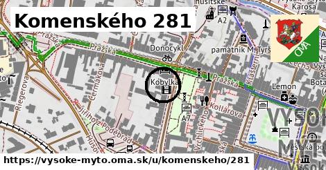 Komenského 281, Vysoké Mýto