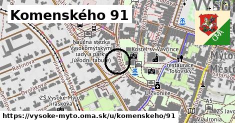 Komenského 91, Vysoké Mýto