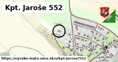 Kpt. Jaroše 552, Vysoké Mýto
