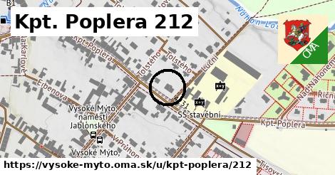 Kpt. Poplera 212, Vysoké Mýto